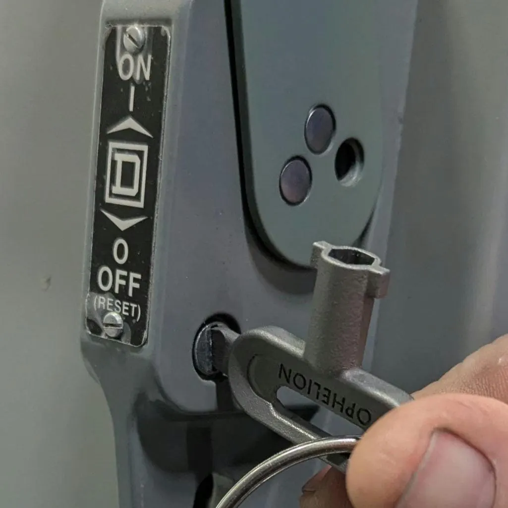The Puffin: Electrical Enclosure/Control Cabinet Technician Key and Hex Bit Driver Multitool EDC - Image 5
